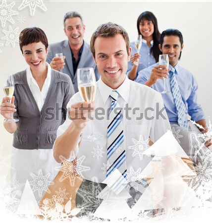 International business people toasting with Champagne Stock photo © wavebreak_media