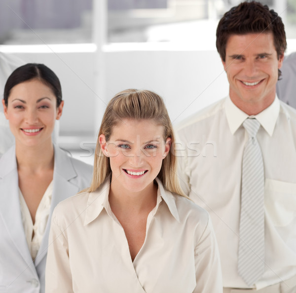 Business team showing Spirit and expressing Positivity Stock photo © wavebreak_media