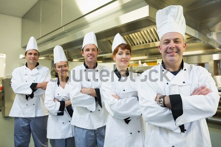 Ristorante squadra cucina felice gruppo hotel Foto d'archivio © wavebreak_media