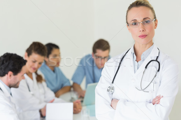 Profesional médico retrato colegas hospital femenino Foto stock © wavebreak_media