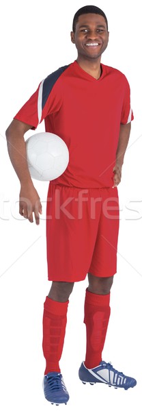 красивый футболист красный Футбол футбола Gear Сток-фото © wavebreak_media