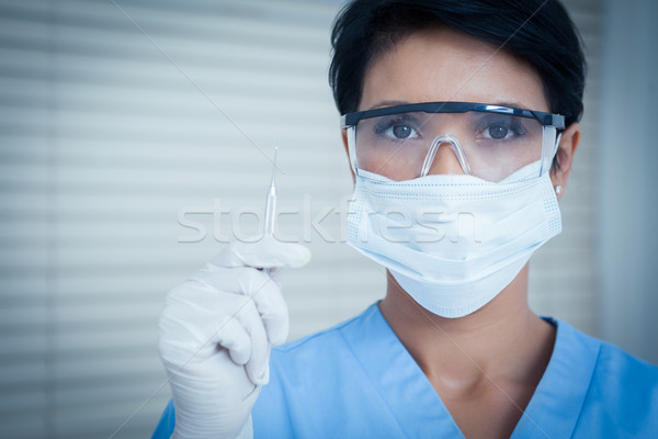 Dentista mascarilla quirúrgica dentales herramienta retrato Foto stock © wavebreak_media