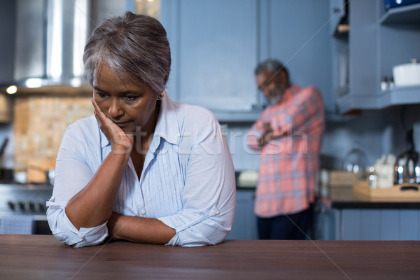 Triste femme homme maison amour âgées [[stock_photo]] © wavebreak_media