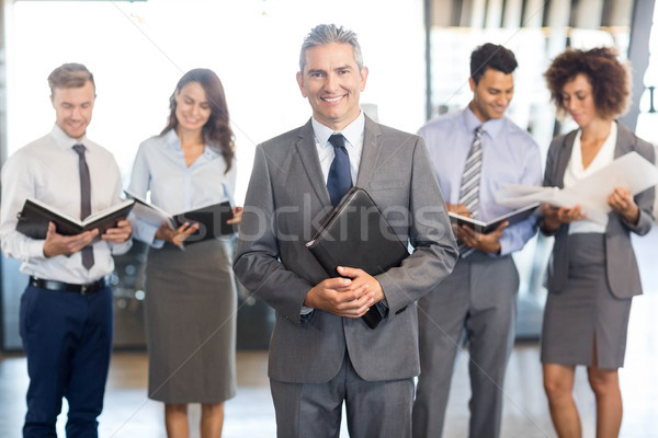 Business team document organisator kantoor business vrouw Stockfoto © wavebreak_media