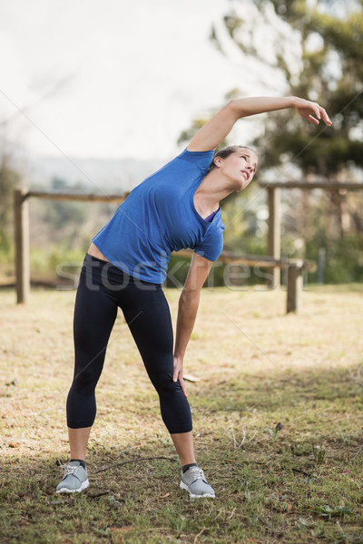 Fit woman exercising in boot camp Stock photo © wavebreak_media