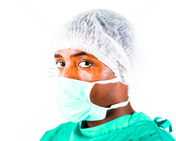 Sebész idős kórház arc orvos munka Stock fotó © wavebreak_media