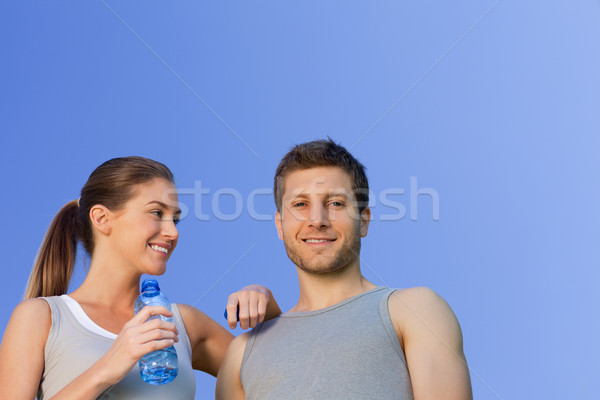 Happy sporty couple Stock photo © wavebreak_media