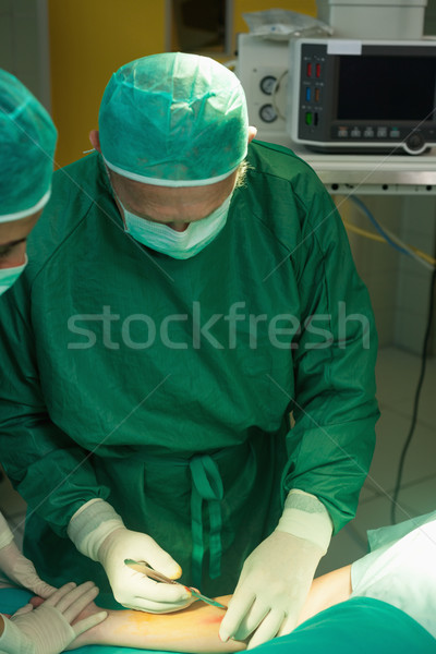 ストックフォト: 外科医 · 患者 · 外科的な · ルーム · 健康 · モニター