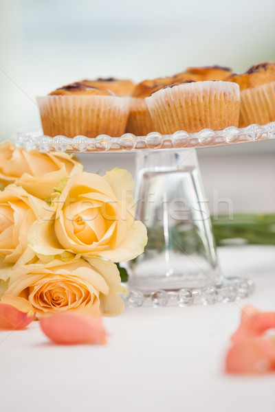 Close up of romantic breakfast Stock photo © wavebreak_media