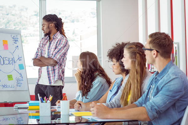 Students looking at white board Stock photo © wavebreak_media