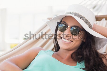 beautiful blonde woman on a sunny day Stock photo © wavebreak_media
