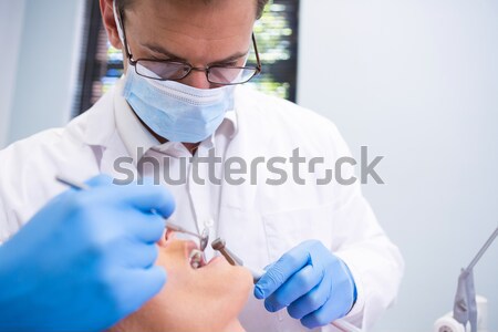 Zahnarzt Frau medizinischen Klinik Krankenhaus Stock foto © wavebreak_media