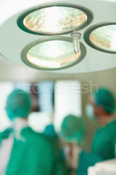 Közelkép sebészi fény szoba orvos monitor Stock fotó © wavebreak_media