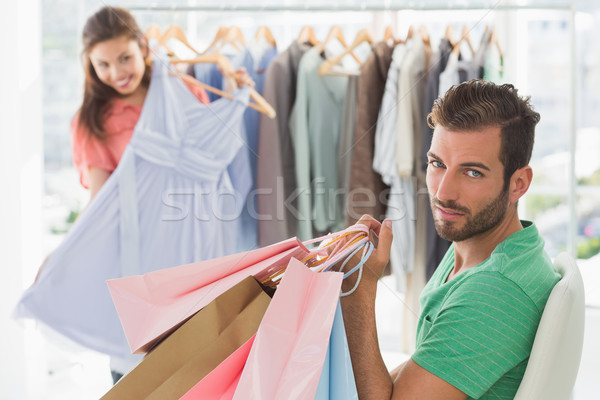 S'ennuie homme femme séance [[stock_photo]] © wavebreak_media