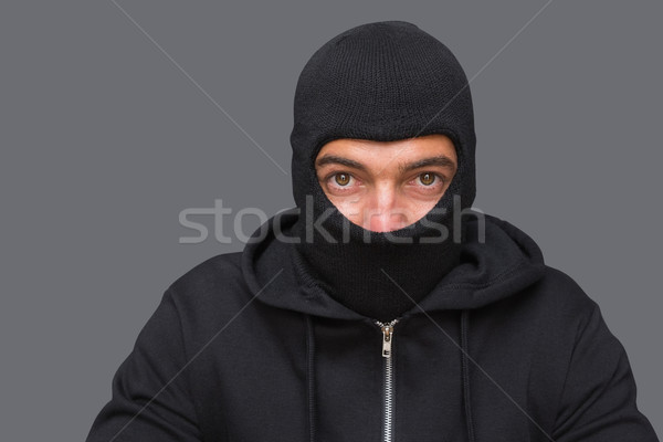 Om uita aparat foto alb crimă masculin Imagine de stoc © wavebreak_media