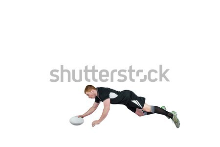 A rugby player scoring a try Stock photo © wavebreak_media