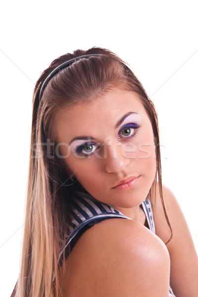 Young woman in studio Stock photo © weecy