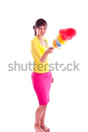 photo set of a housewife in a studio Stock photo © weecy