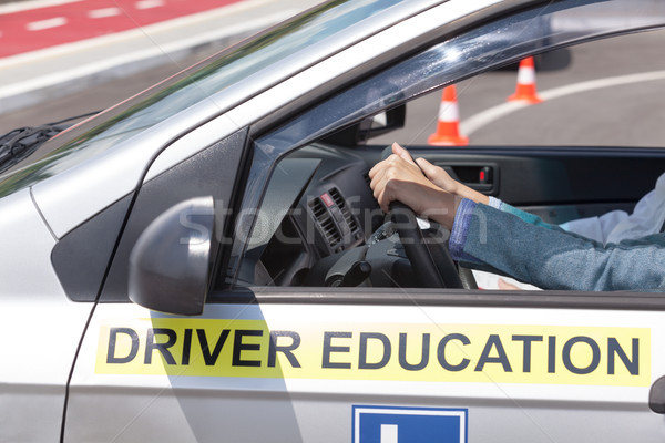 Aprender a conducir coche conducción escuela conductor educación Foto stock © wellphoto