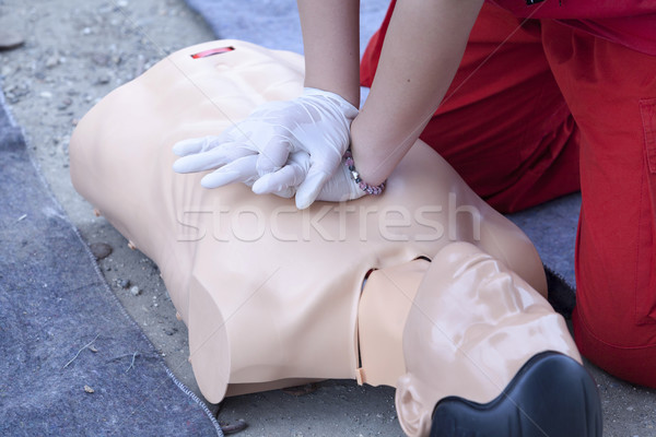 First aid training  Stock photo © wellphoto