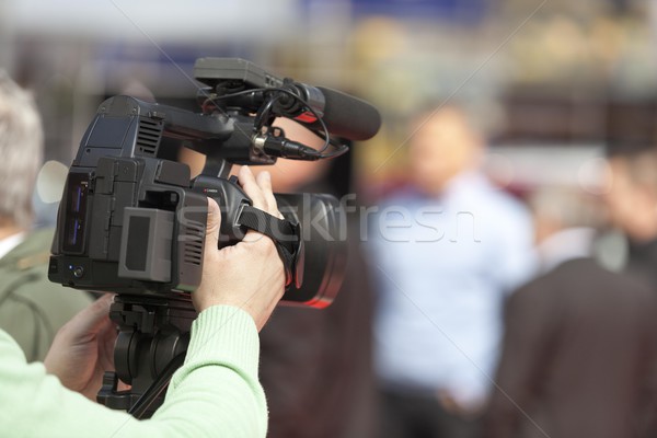 Stock photo: Video camera