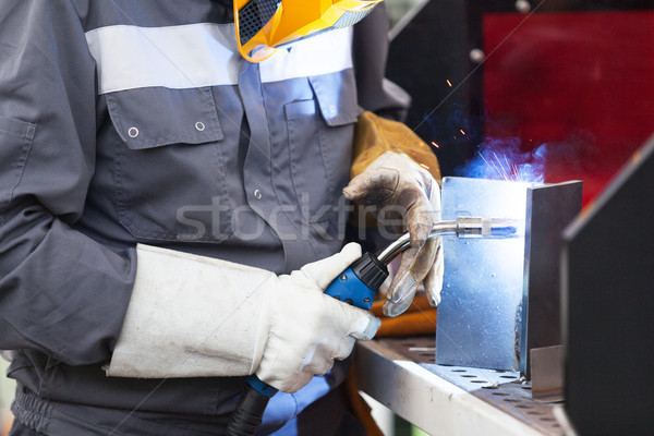 Welder at work. Welding. Stock photo © wellphoto