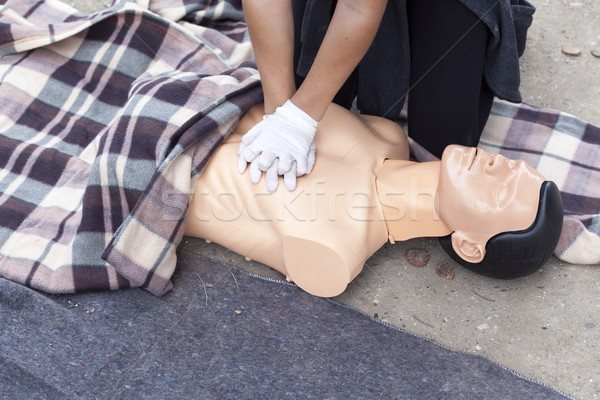 Formation premiers soins santé médecine massage [[stock_photo]] © wellphoto