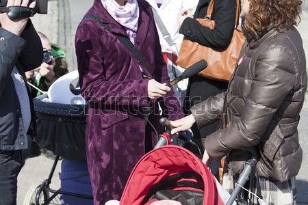 Polis dişli görev hukuk çalışma güvenlik Stok fotoğraf © wellphoto