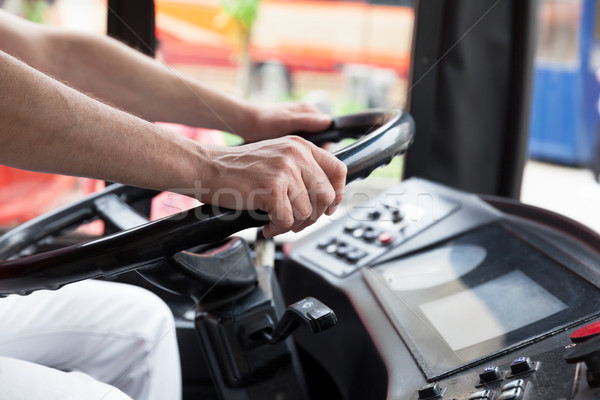 [[stock_photo]]: Bus · coach · pilote · main · Voyage