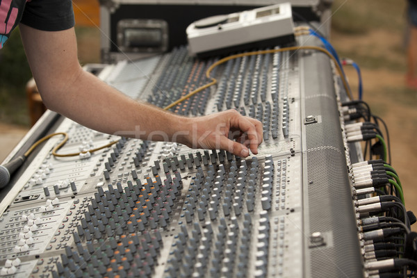 Music mixer Stock photo © wellphoto