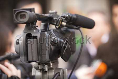 Zdjęcia stock: Przypadku · kamery · wideo · telewizji · konferencji · komunikacji · wideo