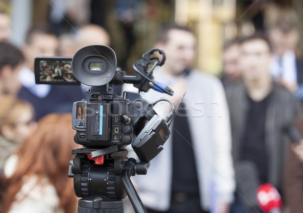 Media coverage of an event Stock photo © wellphoto