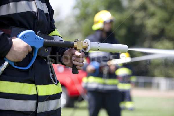 Stock photo: Firefighters