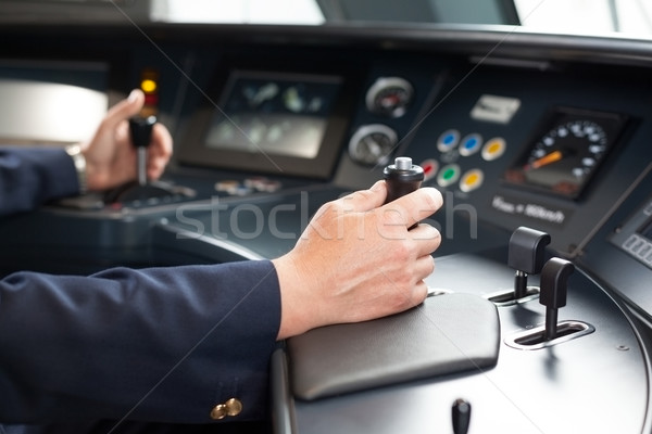 Train driver Stock photo © wellphoto