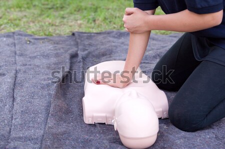 Arm injury. Work accident. Stock photo © wellphoto