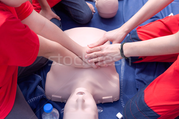 First aid course Stock photo © wellphoto
