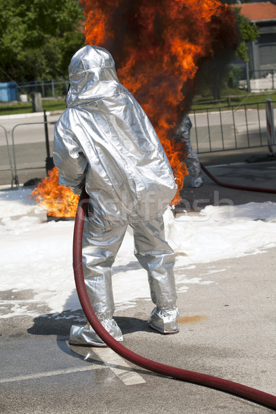 Stock photo: Firefighter