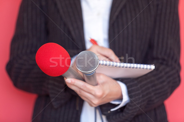 Media interview. News conference. Stock photo © wellphoto