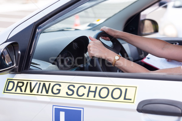 Aprender a conducir coche conducción escuela estudiante Foto stock © wellphoto