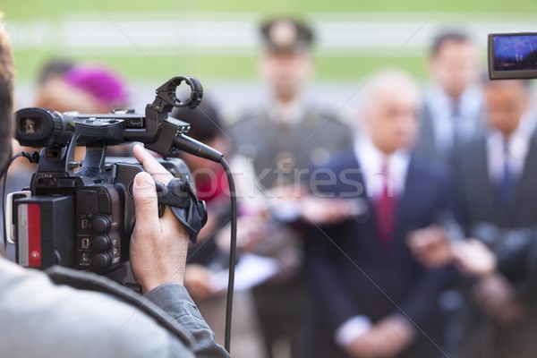 News conference Stock photo © wellphoto