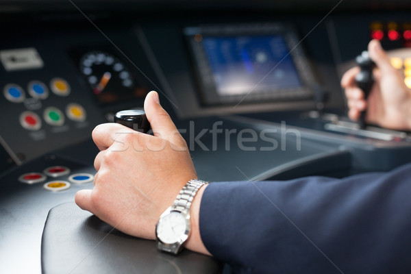 Train driver Stock photo © wellphoto