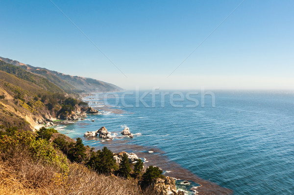 道路 海岸線 1 美しい 表示 空 ストックフォト © weltreisendertj