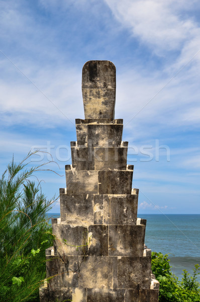 This image shows the Tanah Lot temple, in Bali island Stock photo © weltreisendertj