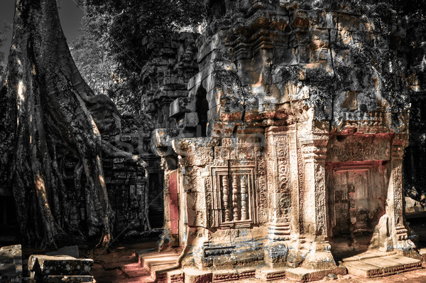 Ancient buddhist khmer temple in Angkor Wat complex, Siem Reap C Stock photo © weltreisendertj