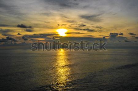 sunset on Uluwatu temple, south Bali, Indonesia. Stock photo © weltreisendertj