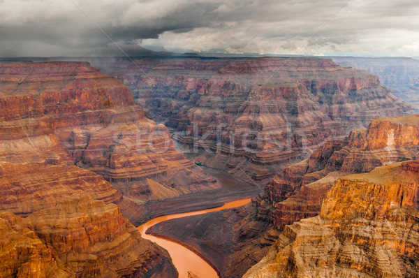 Grand Canyon Heli shooting Stock photo © weltreisendertj