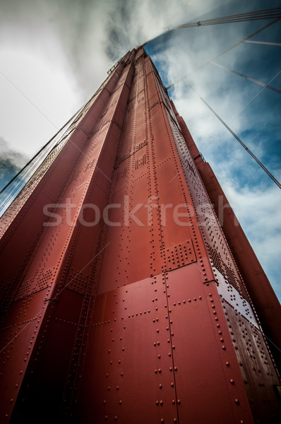 San Francisco golden gate pilastro Golden Gate Bridge California USA Foto d'archivio © weltreisendertj