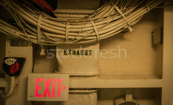 uss midway cables Stock photo © weltreisendertj