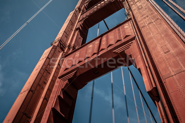 Golden Gate Säule Brücke San Francisco Kalifornien USA Stock foto © weltreisendertj
