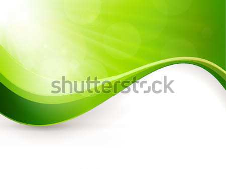 Streszczenie zielone świetle wybuch Zdjęcia stock © wenani
